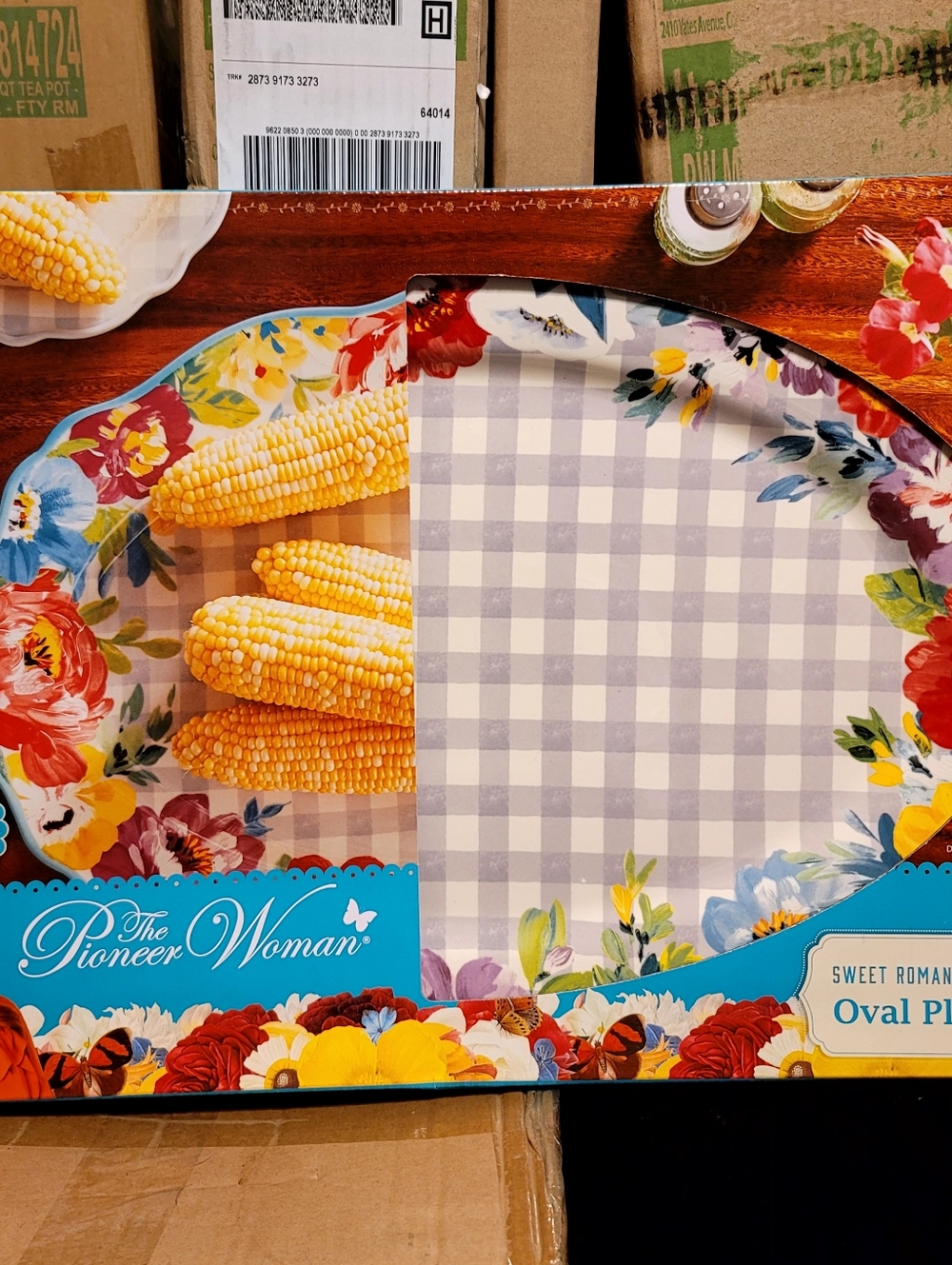 Pioneer Woman Sweet Romance Blossoms Oval Platter